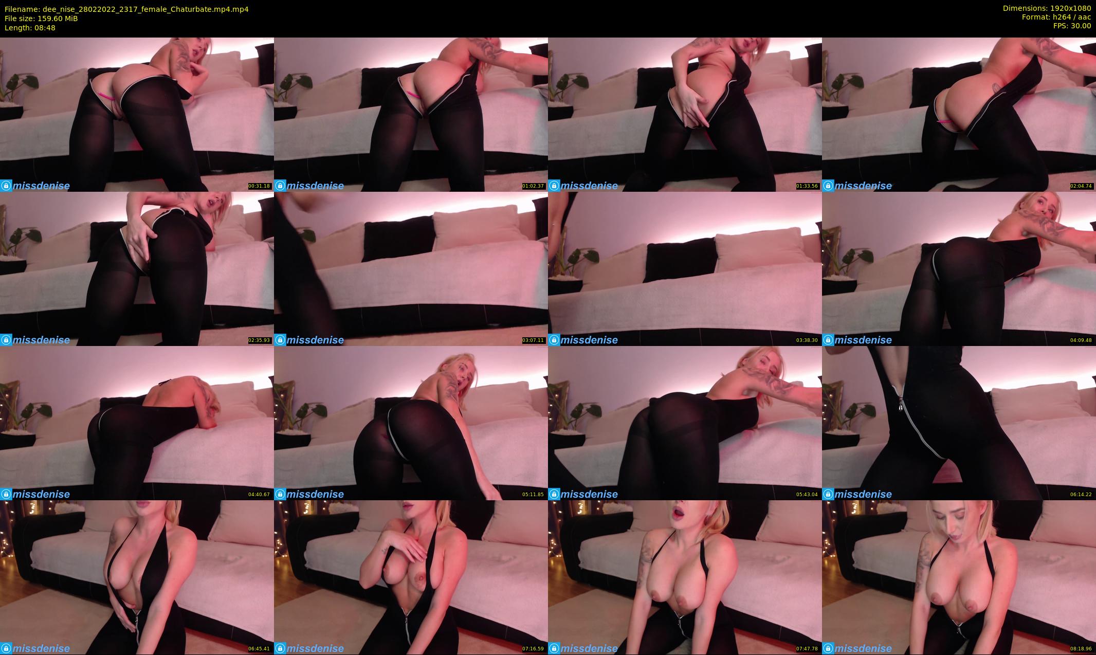 dee_nise — 9 minute Chaturbate female cam show recording, 1080p, Feb 28, 2022