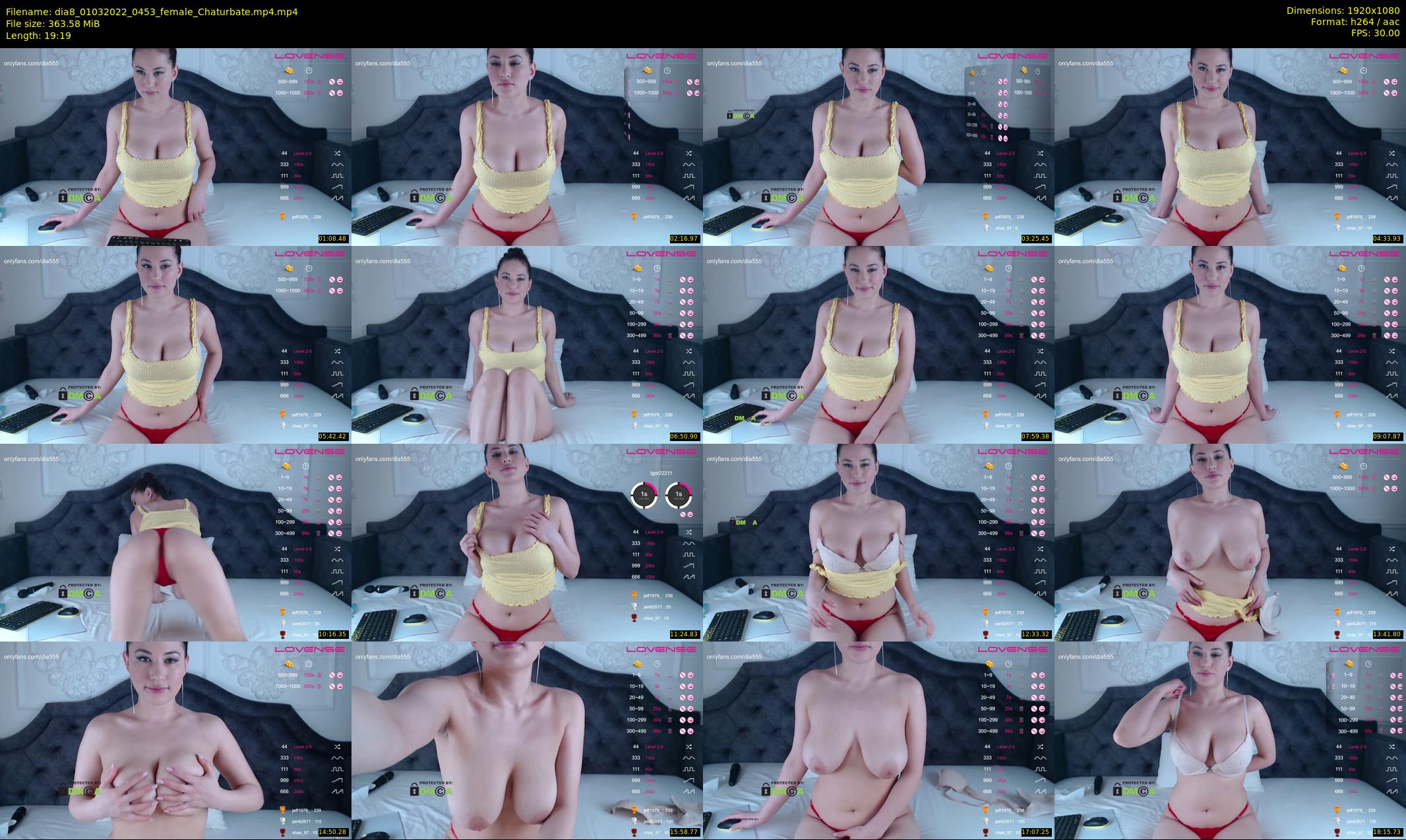 dia8 — 20 minute Chaturbate female cam show recording, 1080p, Mar 1, 2022