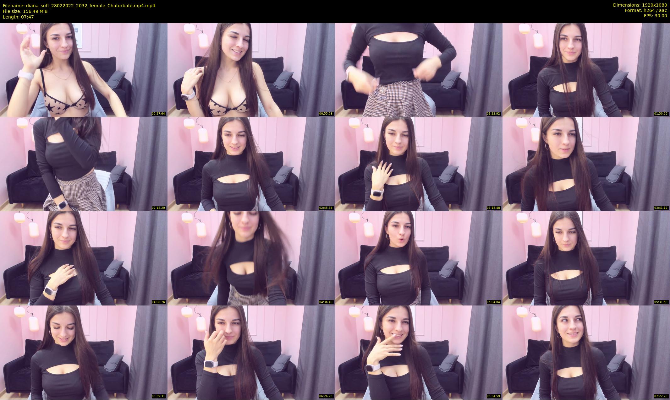 diana_soft — 8 minute Chaturbate female cam show recording, 1080p, Feb 28, 2022