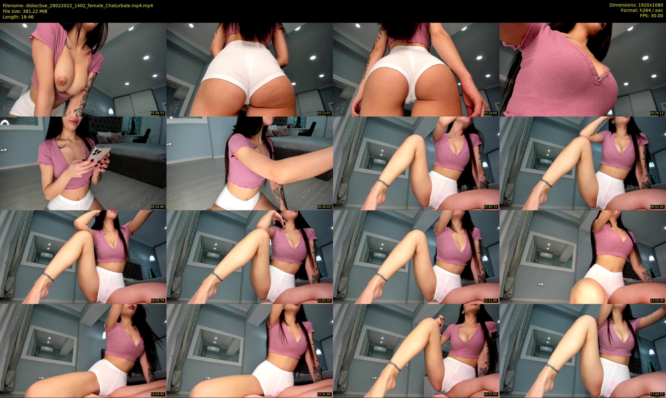 didiactive — 19 minute Chaturbate female cam show recording, 1080p, Feb 28, 2022