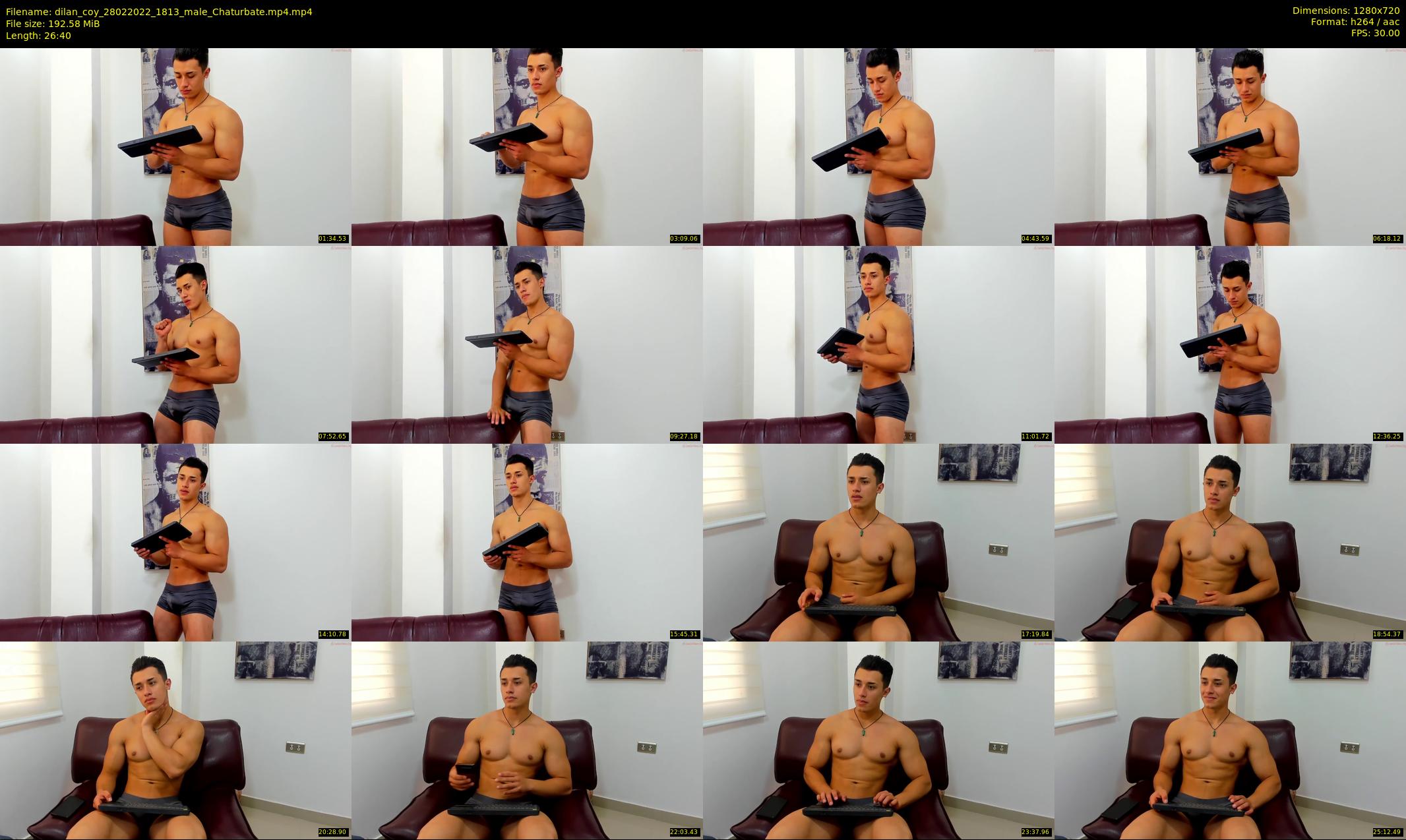 dilan_coy — 27 minute Chaturbate male cam show recording, 720p, Feb 28, 2022