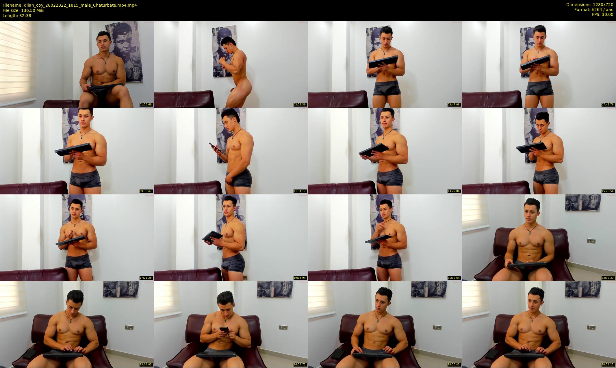 dilan_coy — 33 minute Chaturbate male cam show recording, 720p, Feb 28, 2022