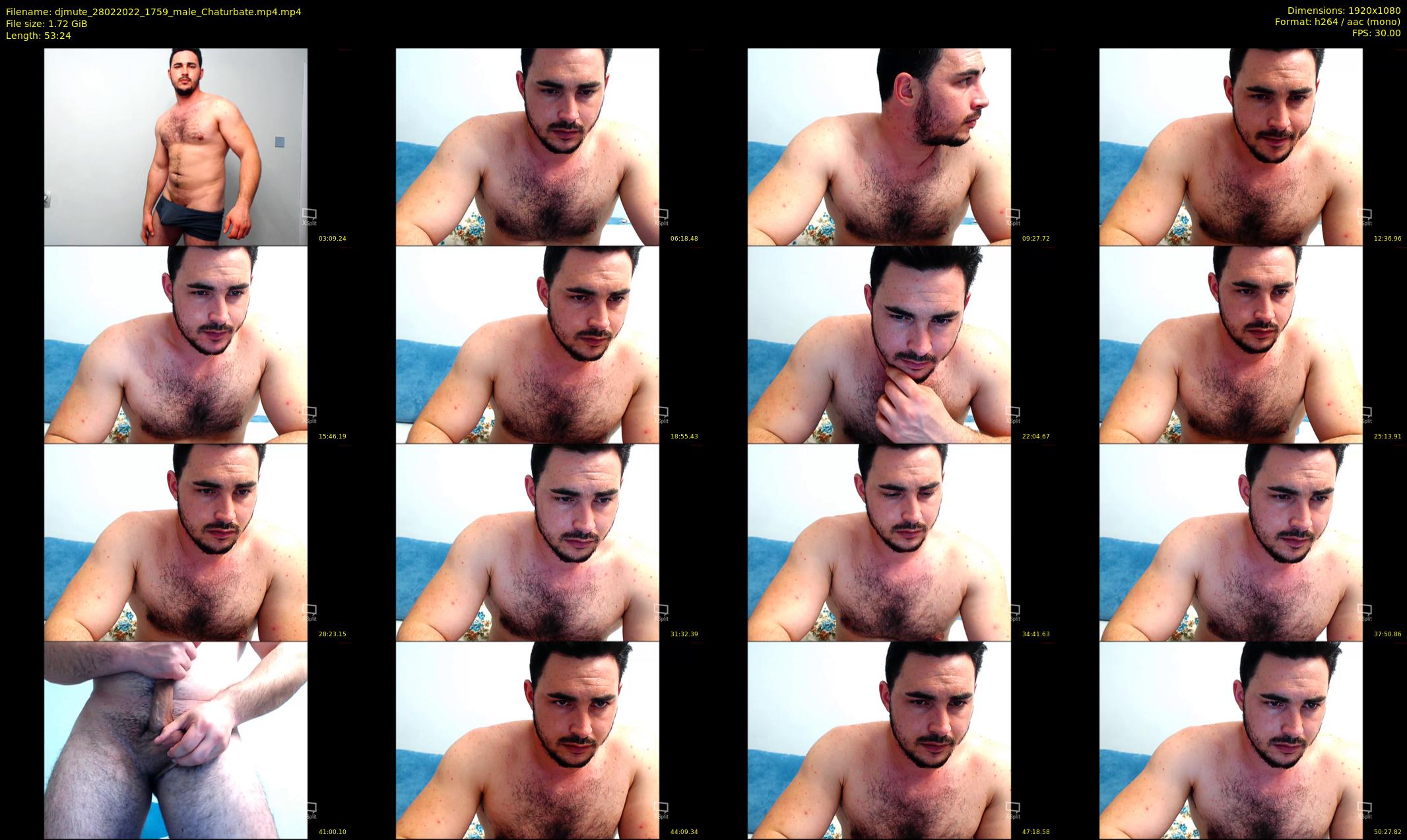 djmute — 54 minute Chaturbate male cam show recording, 1080p, Feb 28, 2022