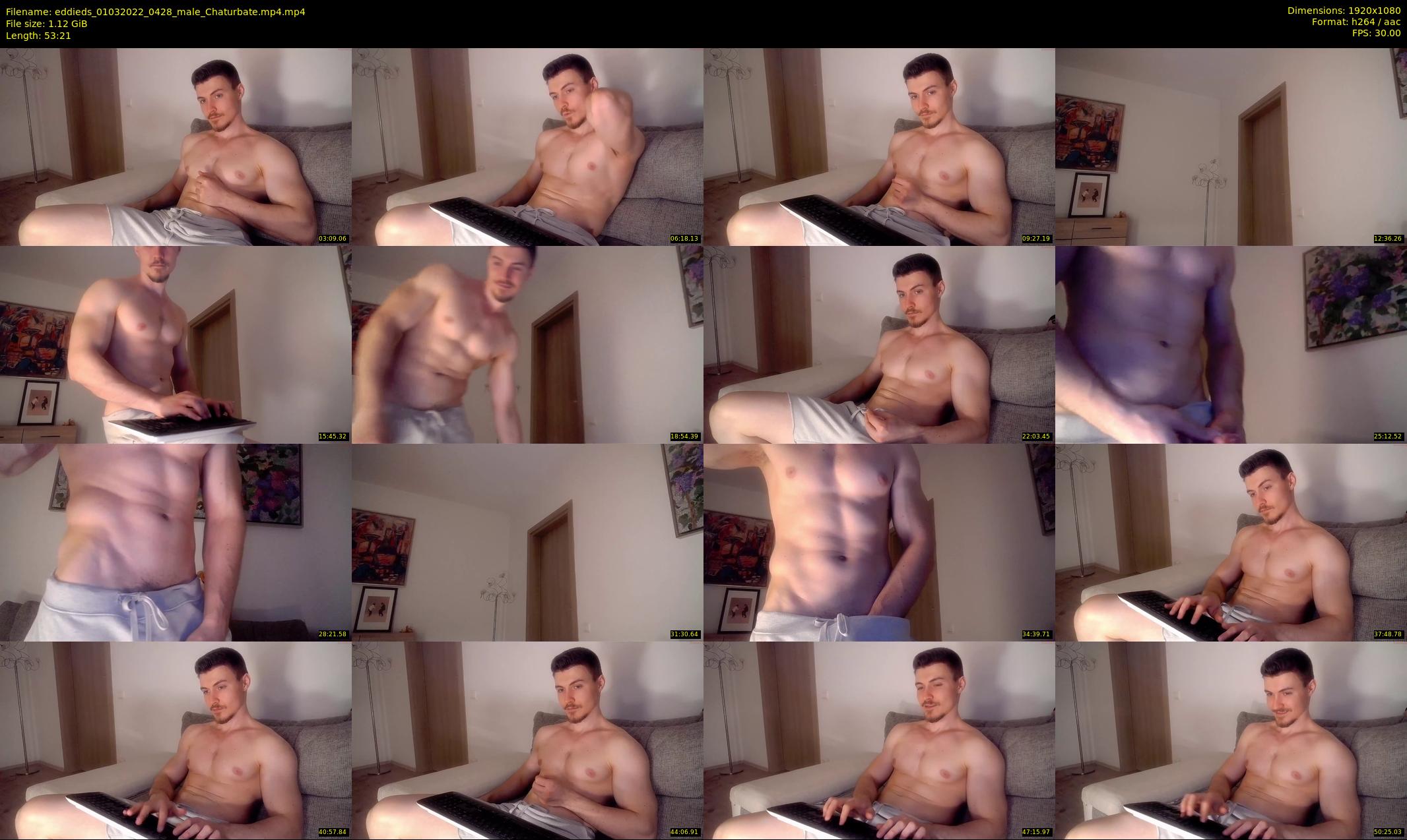eddieds — 54 minute Chaturbate male cam show recording, 1080p, Mar 1, 2022