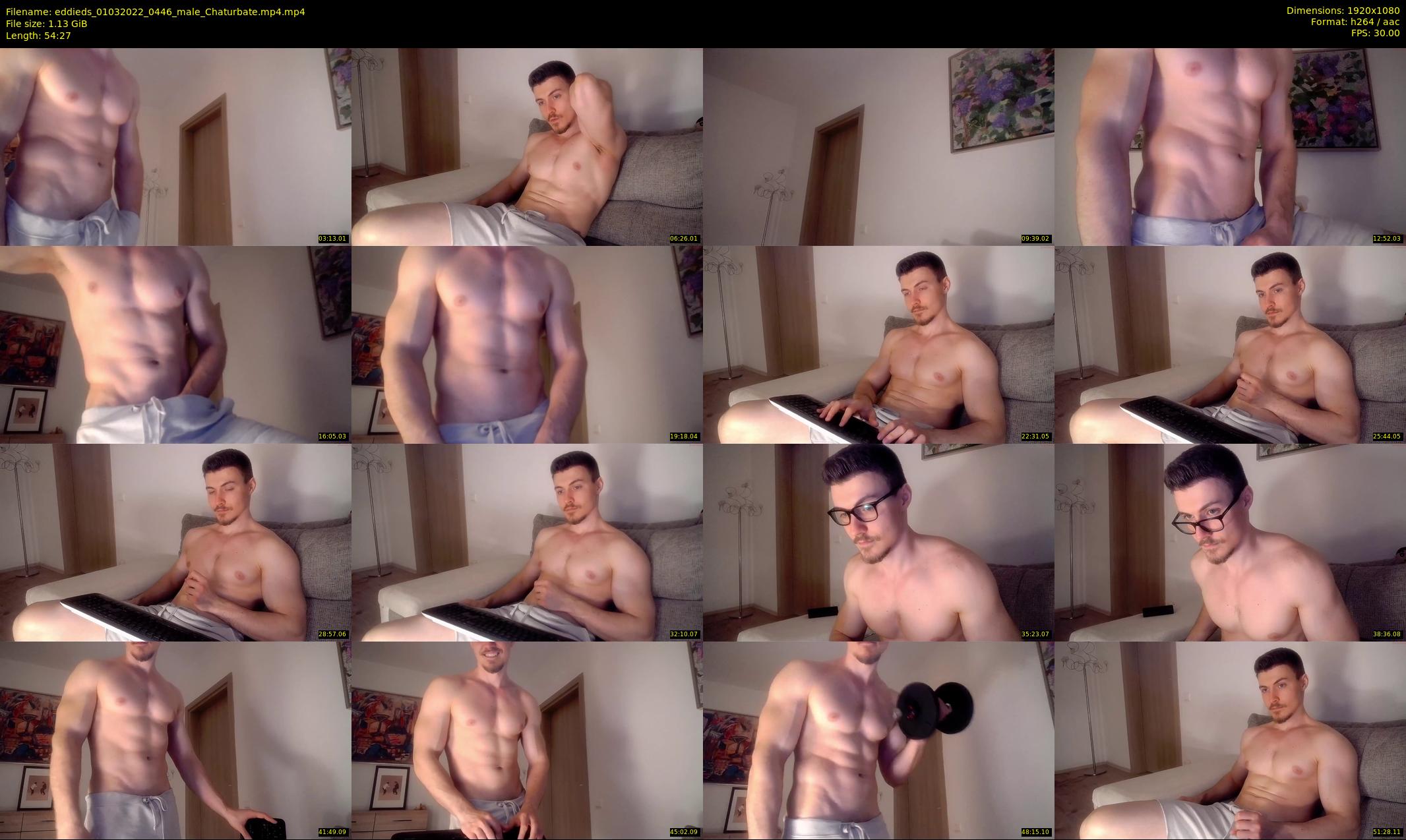 eddieds — 55 minute Chaturbate male cam show recording, 1080p, Mar 1, 2022