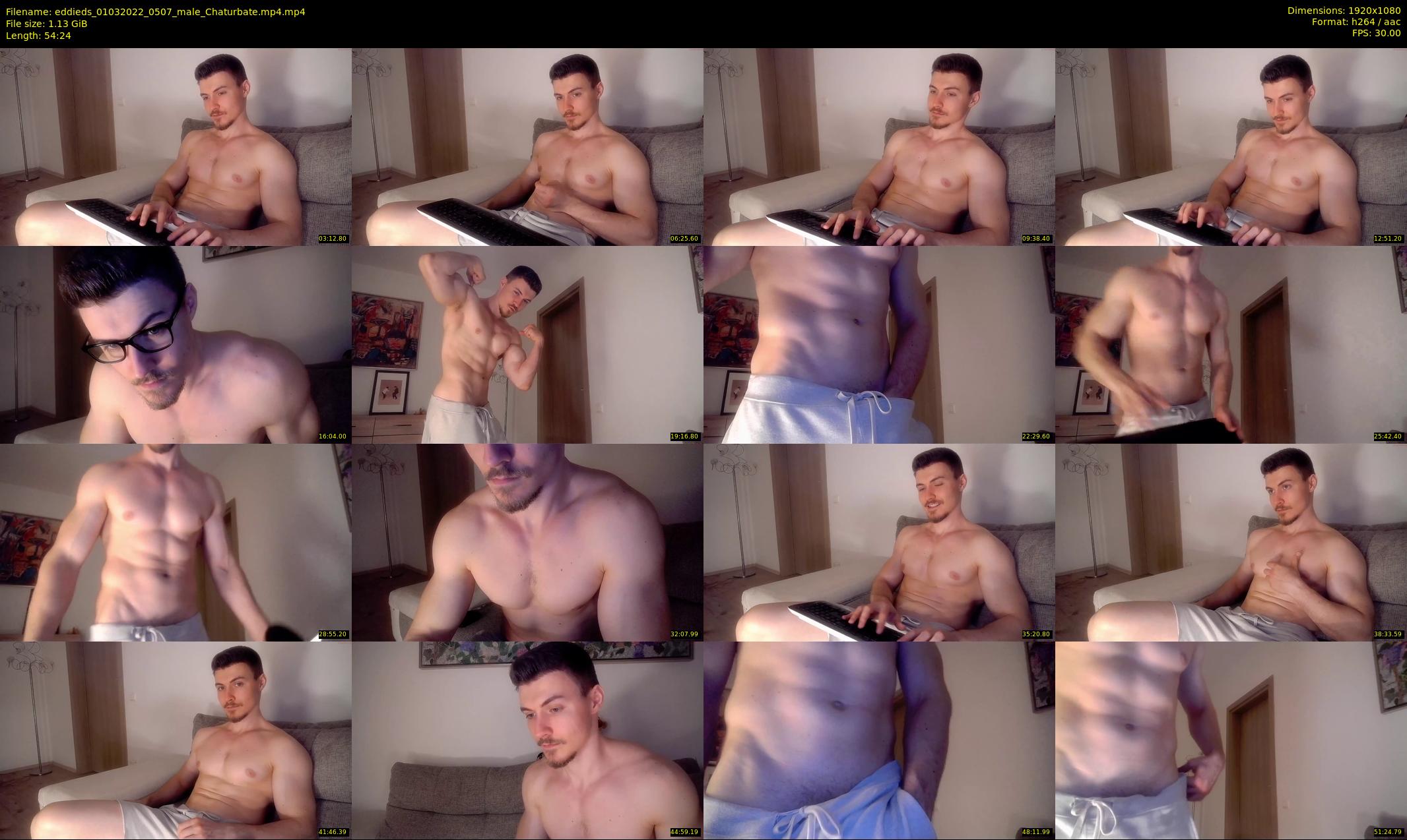 eddieds — 55 minute Chaturbate male cam show recording, 1080p, Mar 1, 2022