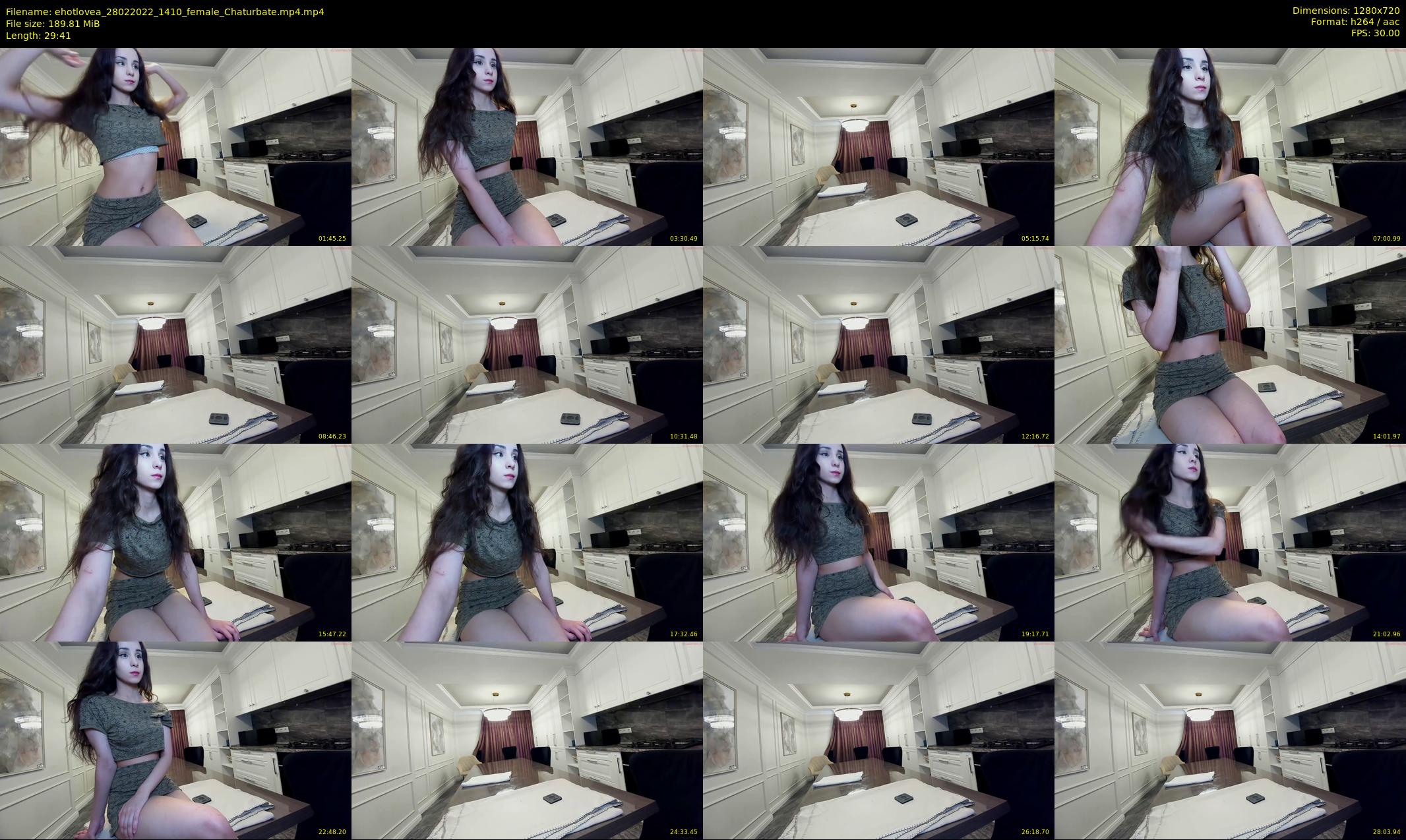 ehotlovea — 30 minute Chaturbate female cam show recording, 720p, Feb 28, 2022