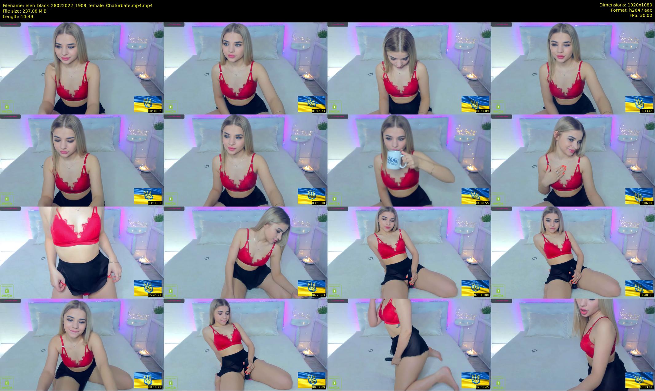elen_black — 11 minute Chaturbate female cam show recording, 1080p, Feb 28, 2022