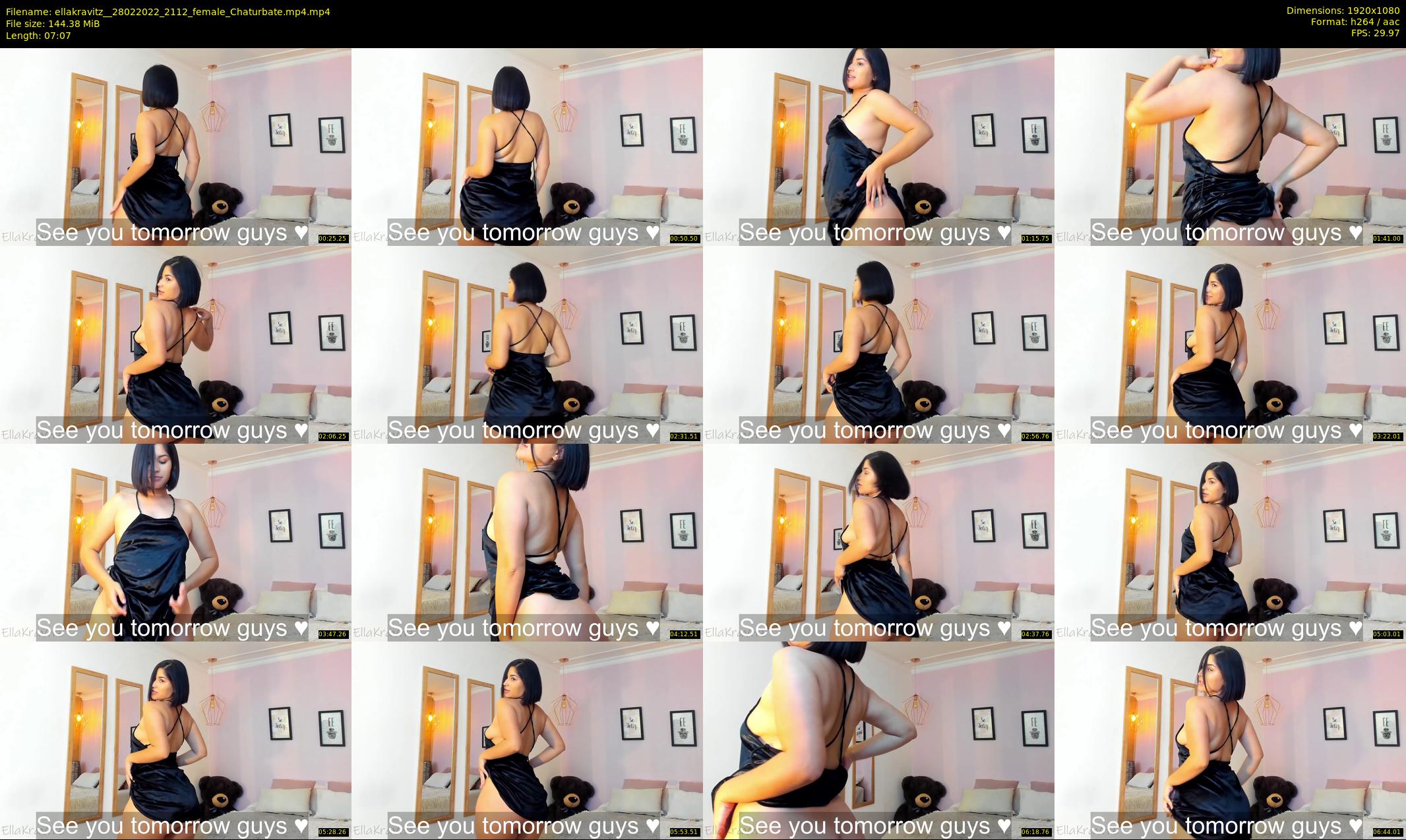 ellakravitz_ — 8 minute Chaturbate female cam show recording, 1080p, Feb 28, 2022