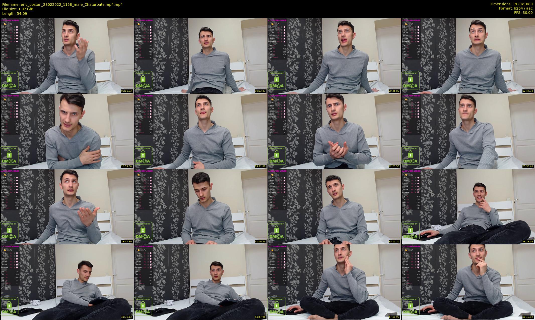 eric_poston — 55 minute Chaturbate male cam show recording, 1080p, Feb 28, 2022