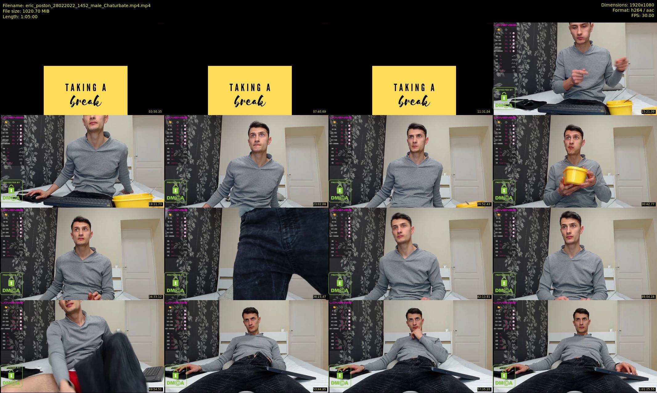eric_poston — 65 minute Chaturbate male cam show recording, 1080p, Feb 28, 2022