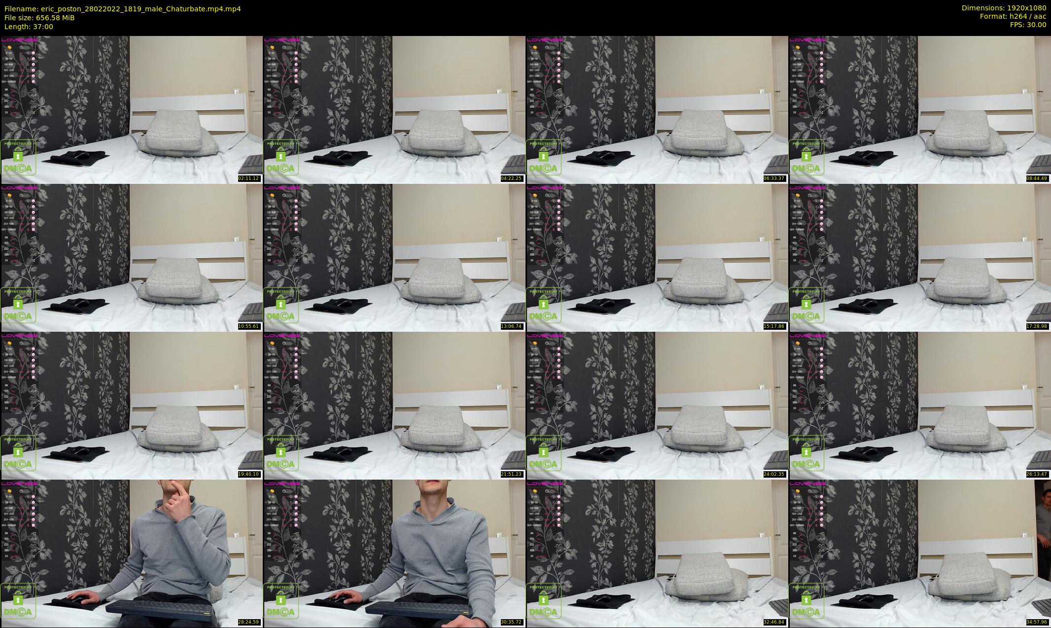 eric_poston — 37 minute Chaturbate male cam show recording, 1080p, Feb 28, 2022