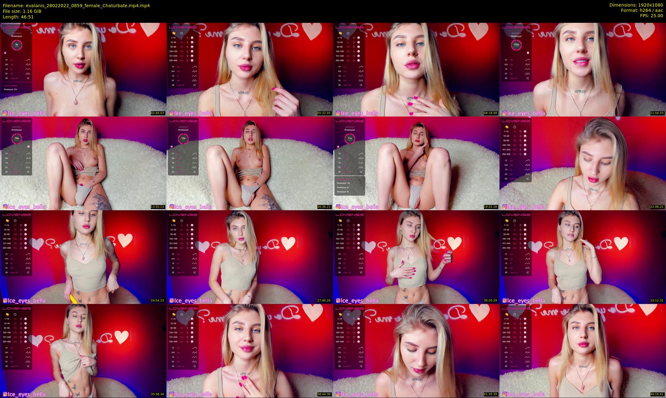 evalanis — 47 minute Chaturbate couple cam show recording, 1080p, Feb 28, 2022