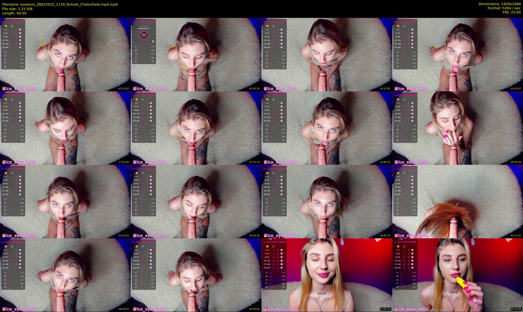 evalanis — 60 minute Chaturbate couple cam show recording, 1080p, Feb 28, 2022