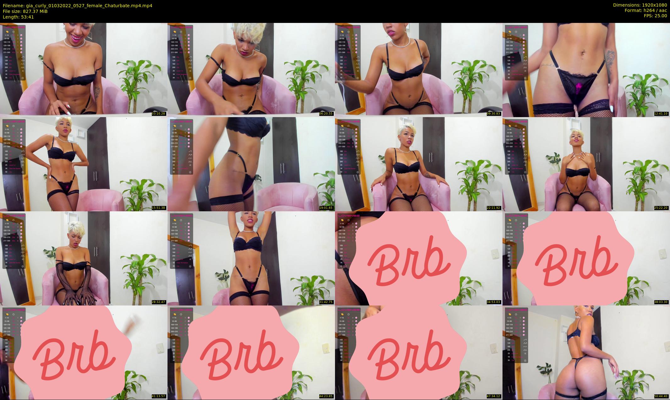 gia_curly — 54 minute Chaturbate female cam show recording, 1080p, Mar 1, 2022