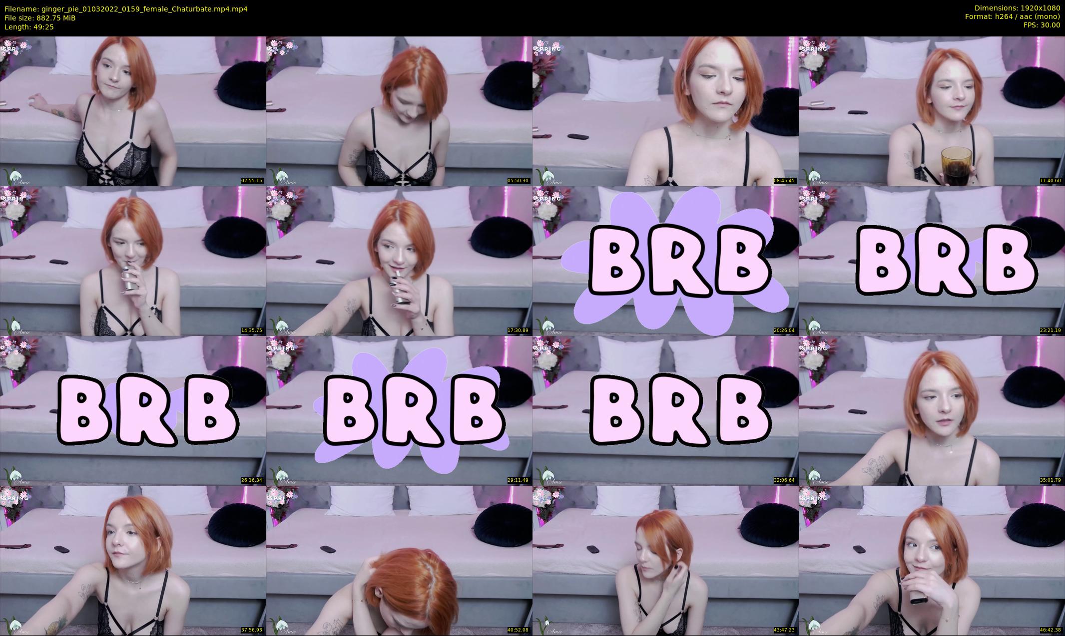 ginger_pie — 50 minute Chaturbate female cam show recording, 1080p, Mar 1, 2022
