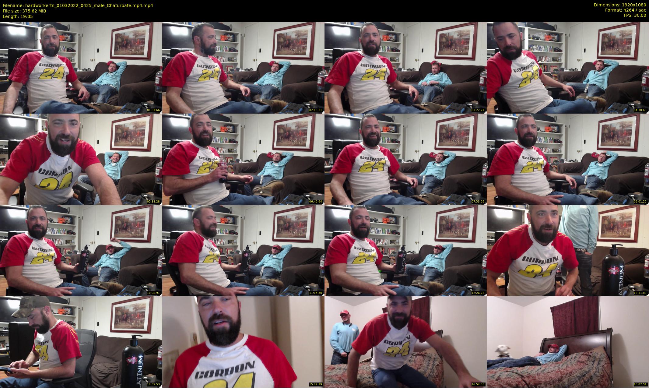 hardworkertn — 20 minute Chaturbate male cam show recording, 1080p, Mar 1, 2022