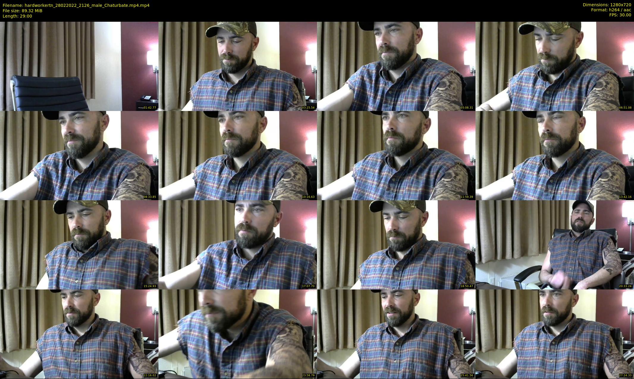 hardworkertn — 29 minute Chaturbate male cam show recording, 720p, Feb 28, 2022