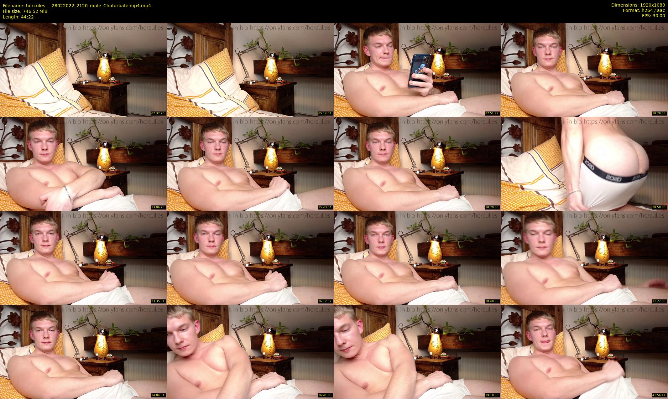 hercules__ — 45 minute Chaturbate male cam show recording, 1080p, Feb 28, 2022