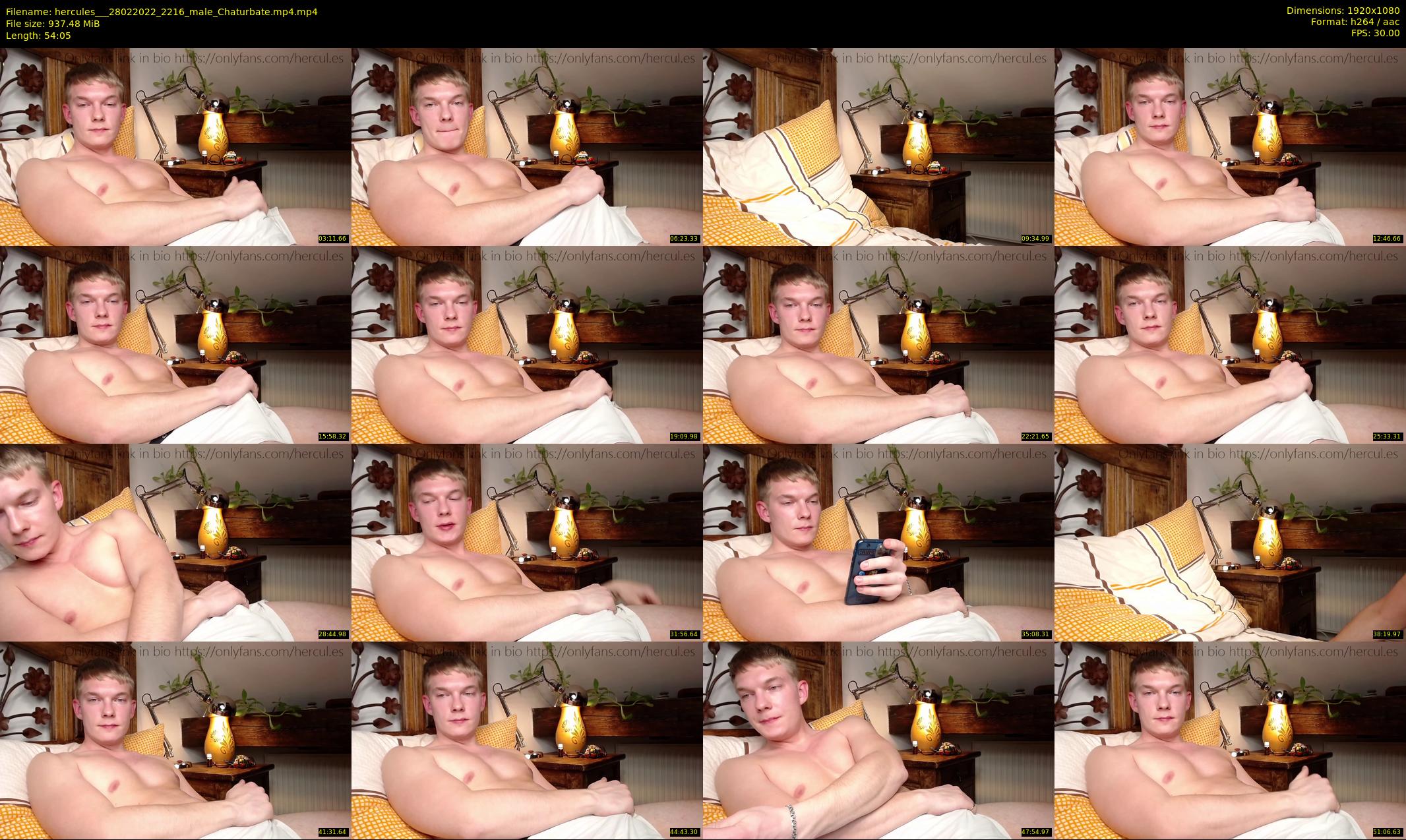 hercules__ — 55 minute Chaturbate male cam show recording, 1080p, Feb 28, 2022