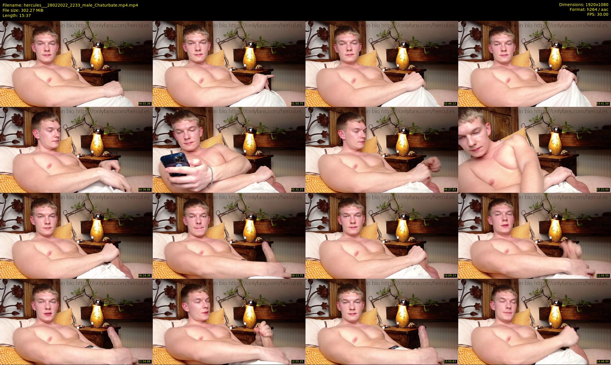 hercules__ — 16 minute Chaturbate male cam show recording, 1080p, Feb 28, 2022