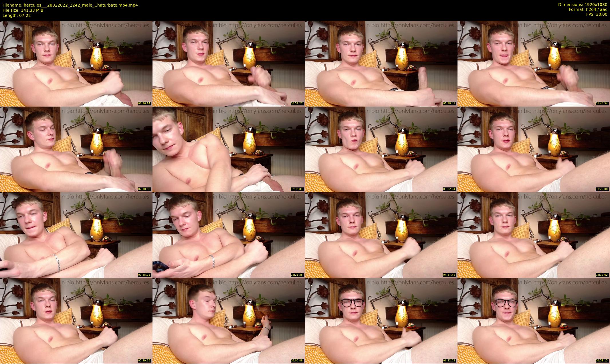 hercules__ — 8 minute Chaturbate male cam show recording, 1080p, Feb 28, 2022