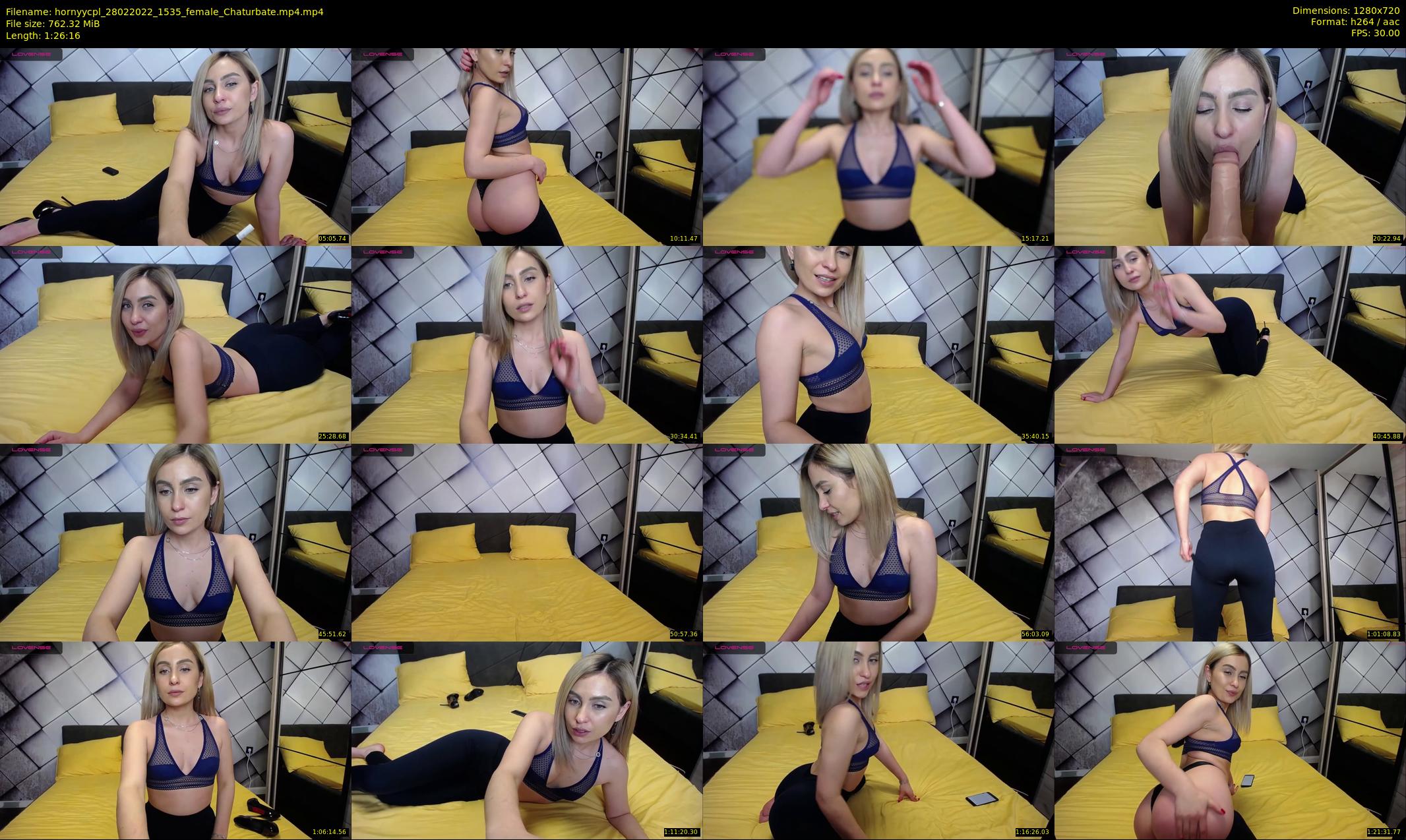 hornyycpl — 87 minute Chaturbate couple cam show recording, 720p, Feb 28, 2022
