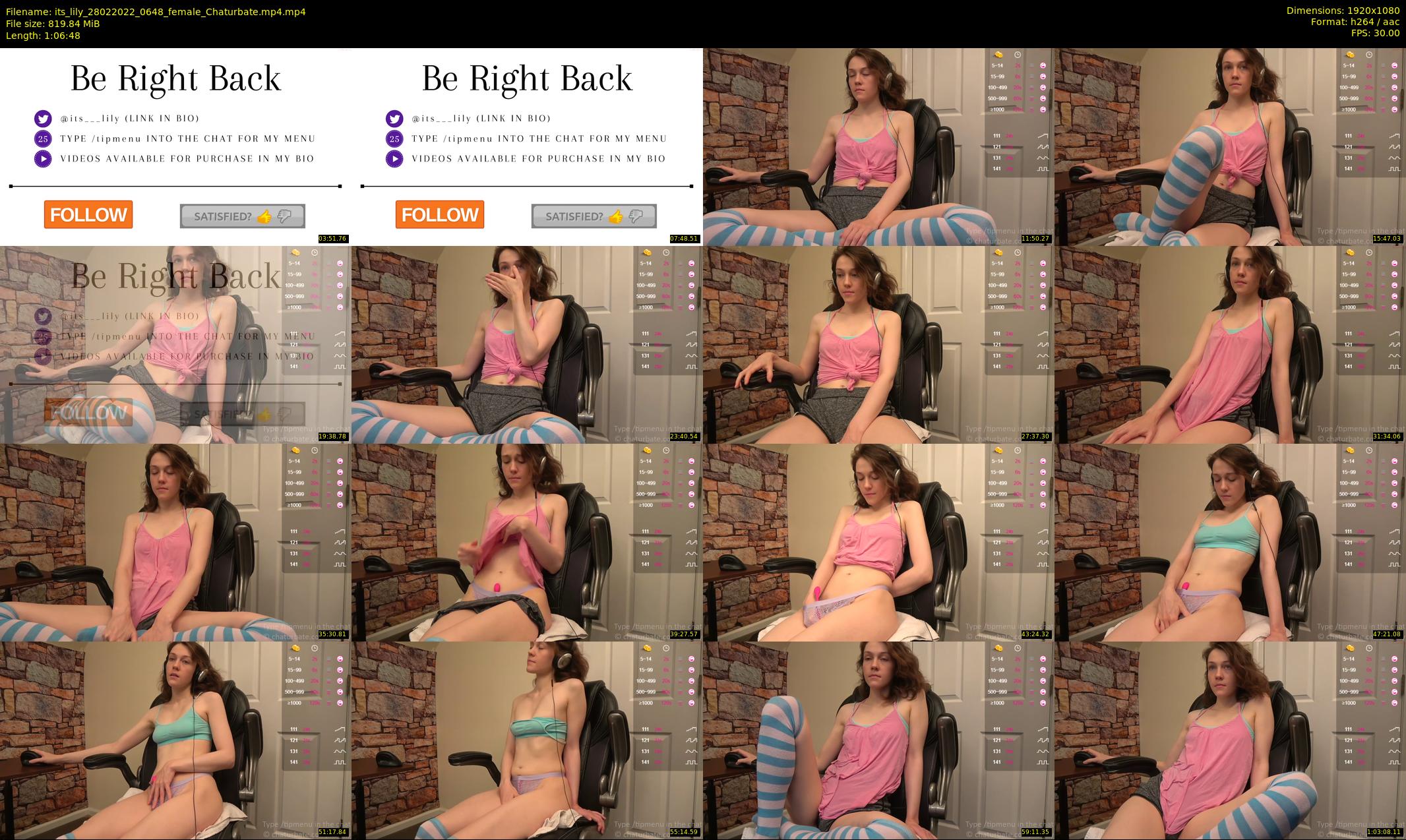 its_lily — 67 minute Chaturbate female cam show recording, 1080p, Feb 28, 2022