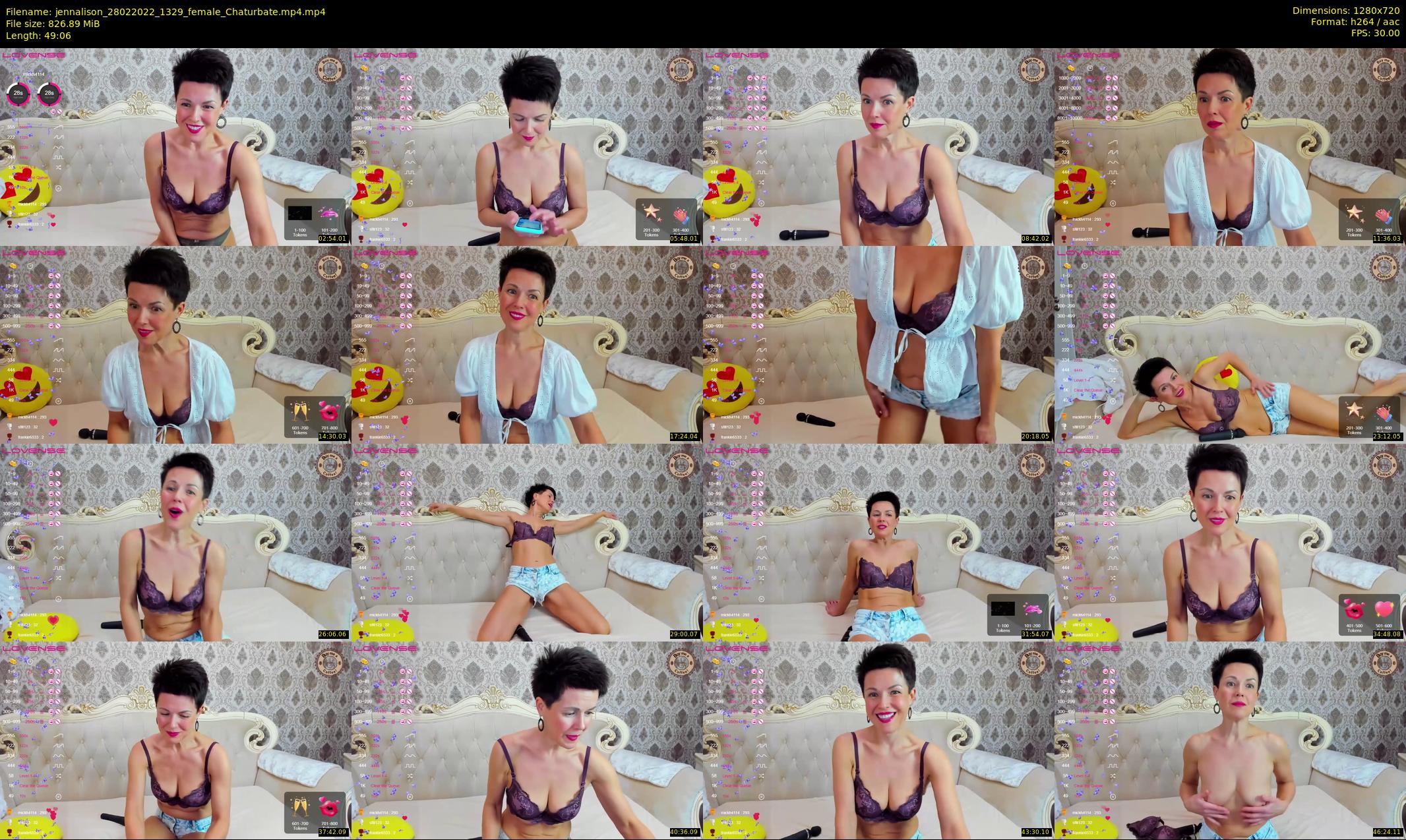 jennalison — 50 minute Chaturbate female cam show recording, 720p, Feb 28, 2022
