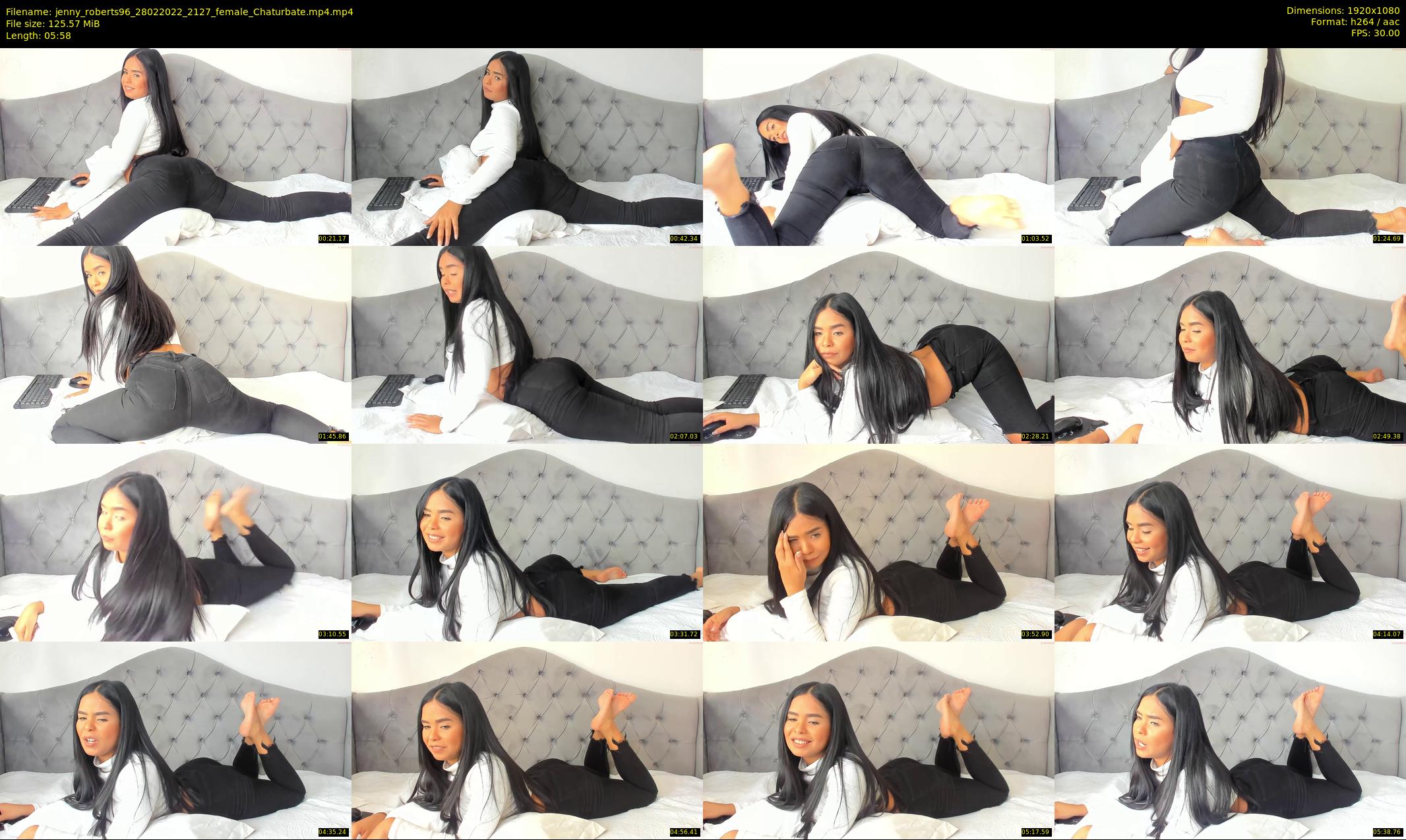 jenny_roberts96 — 6 minute Chaturbate female cam show recording, 1080p, Feb 28, 2022