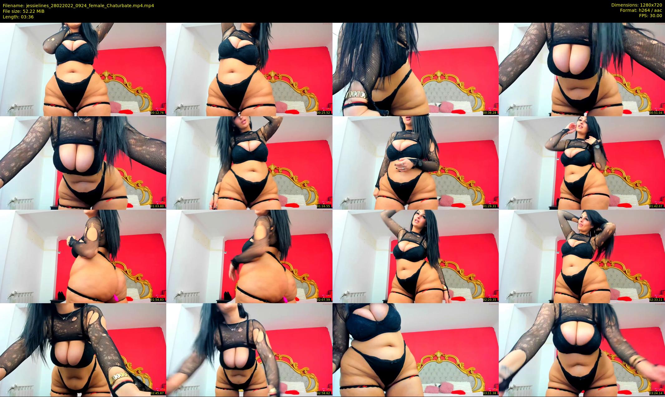 jessielines — 4 minute Chaturbate female cam show recording, 720p, Feb 28, 2022