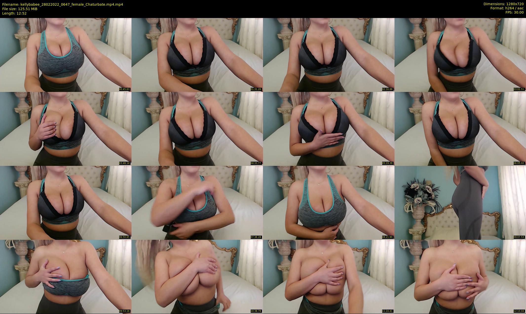 kellybabee — 13 minute Chaturbate female cam show recording, 720p, Feb 28, 2022