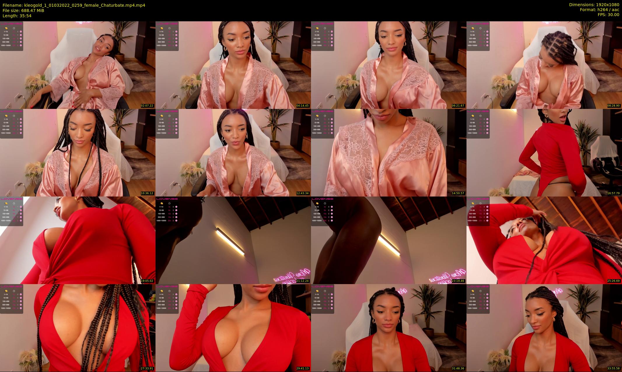 kleogold_1 — 36 minute Chaturbate female cam show recording, 1080p, Mar 1, 2022