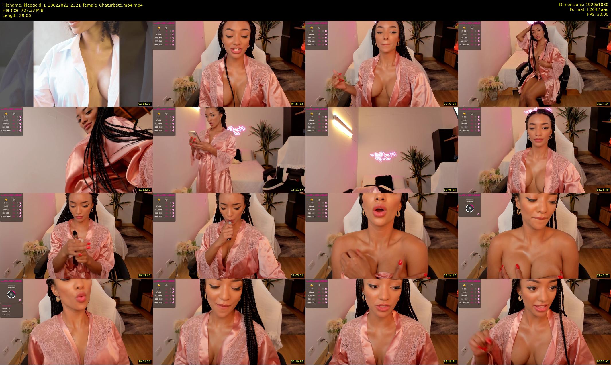 kleogold_1 — 40 minute Chaturbate female cam show recording, 1080p, Feb 28, 2022