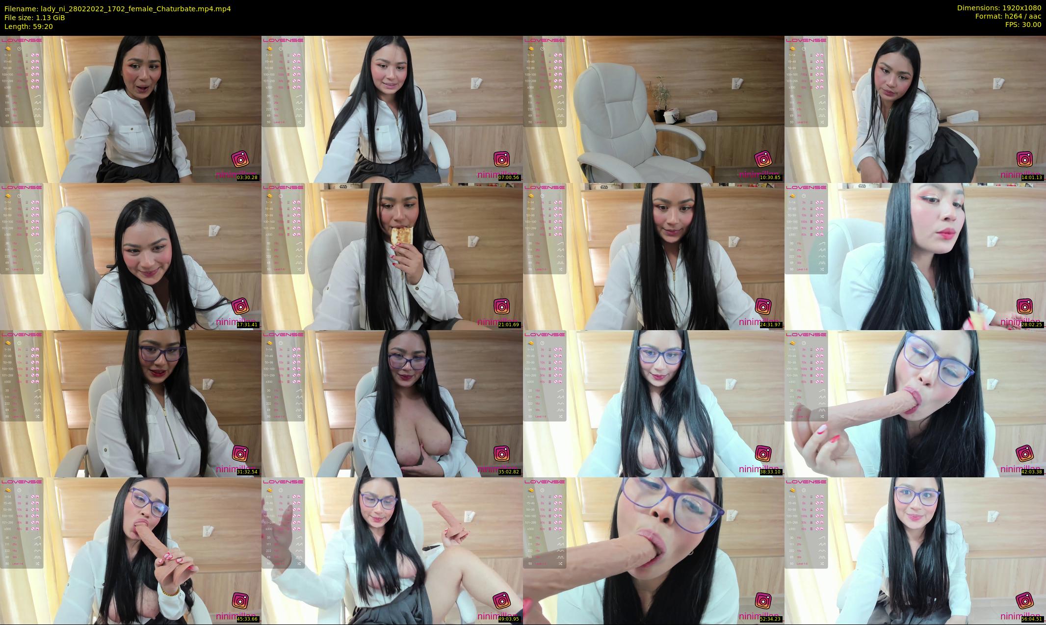 lady_ni — 60 minute Chaturbate female cam show recording, 1080p, Feb 28, 2022