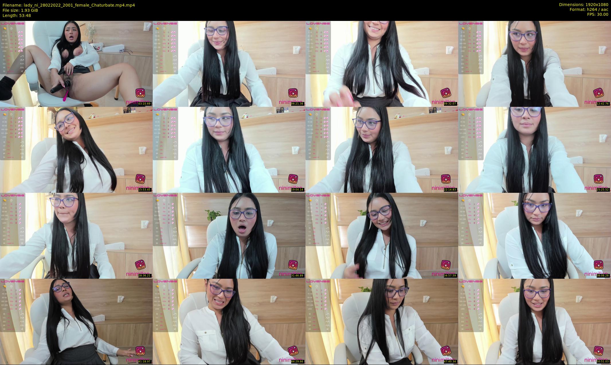 lady_ni — 54 minute Chaturbate female cam show recording, 1080p, Feb 28, 2022