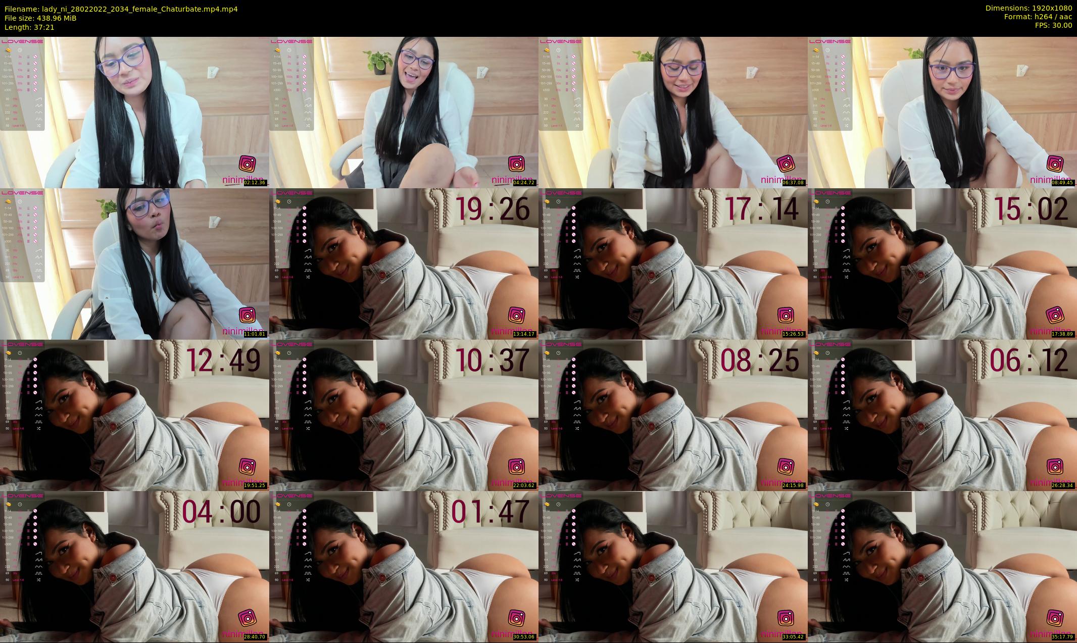 lady_ni — 38 minute Chaturbate female cam show recording, 1080p, Feb 28, 2022
