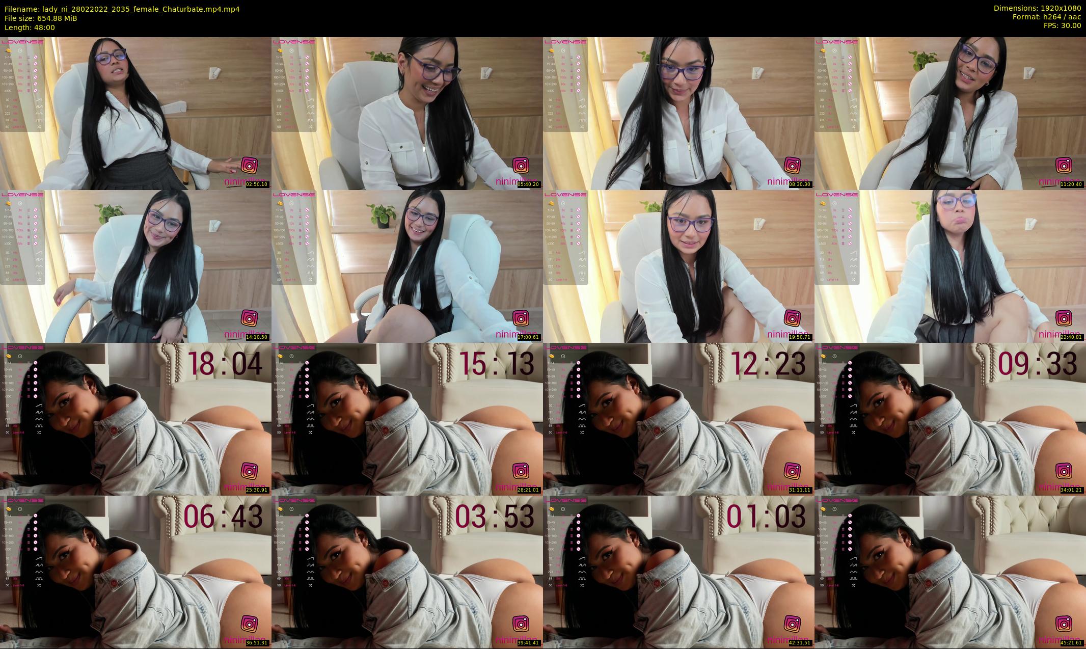 lady_ni — 48 minute Chaturbate female cam show recording, 1080p, Feb 28, 2022