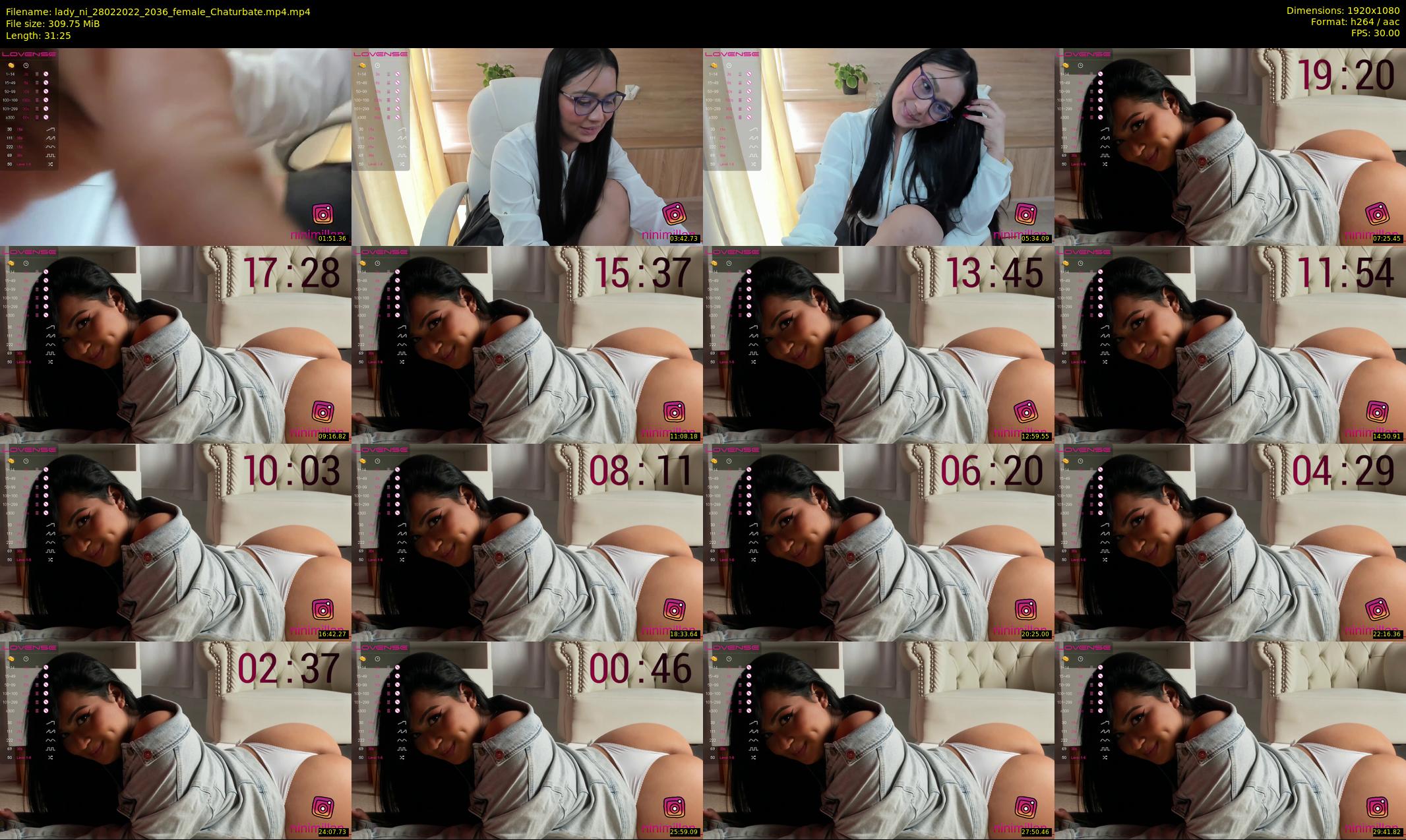 lady_ni — 32 minute Chaturbate female cam show recording, 1080p, Feb 28, 2022