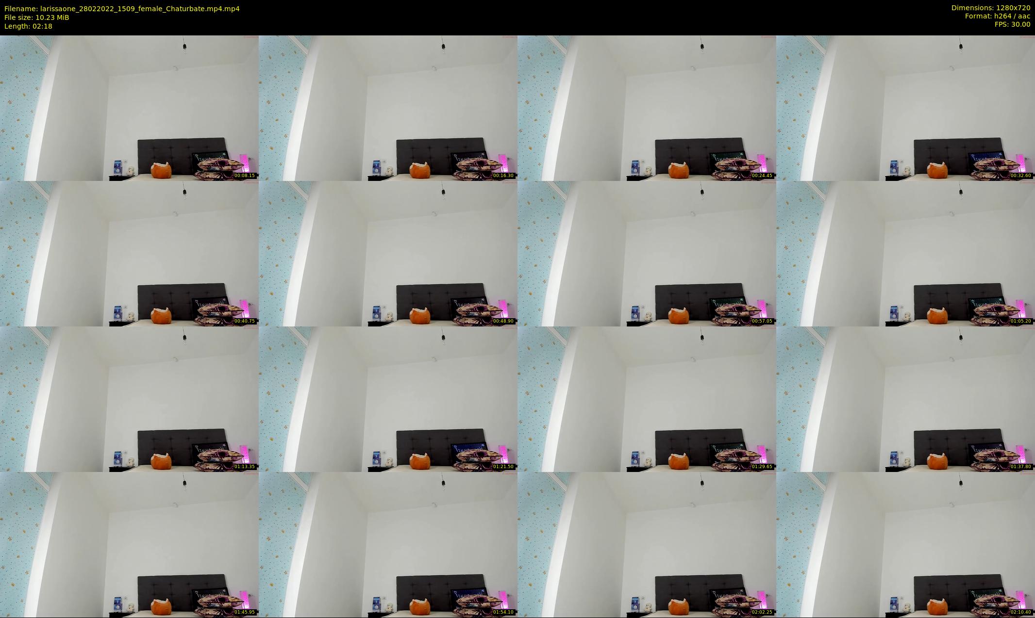larissaone — 3 minute Chaturbate female cam show recording, 720p, Feb 28, 2022