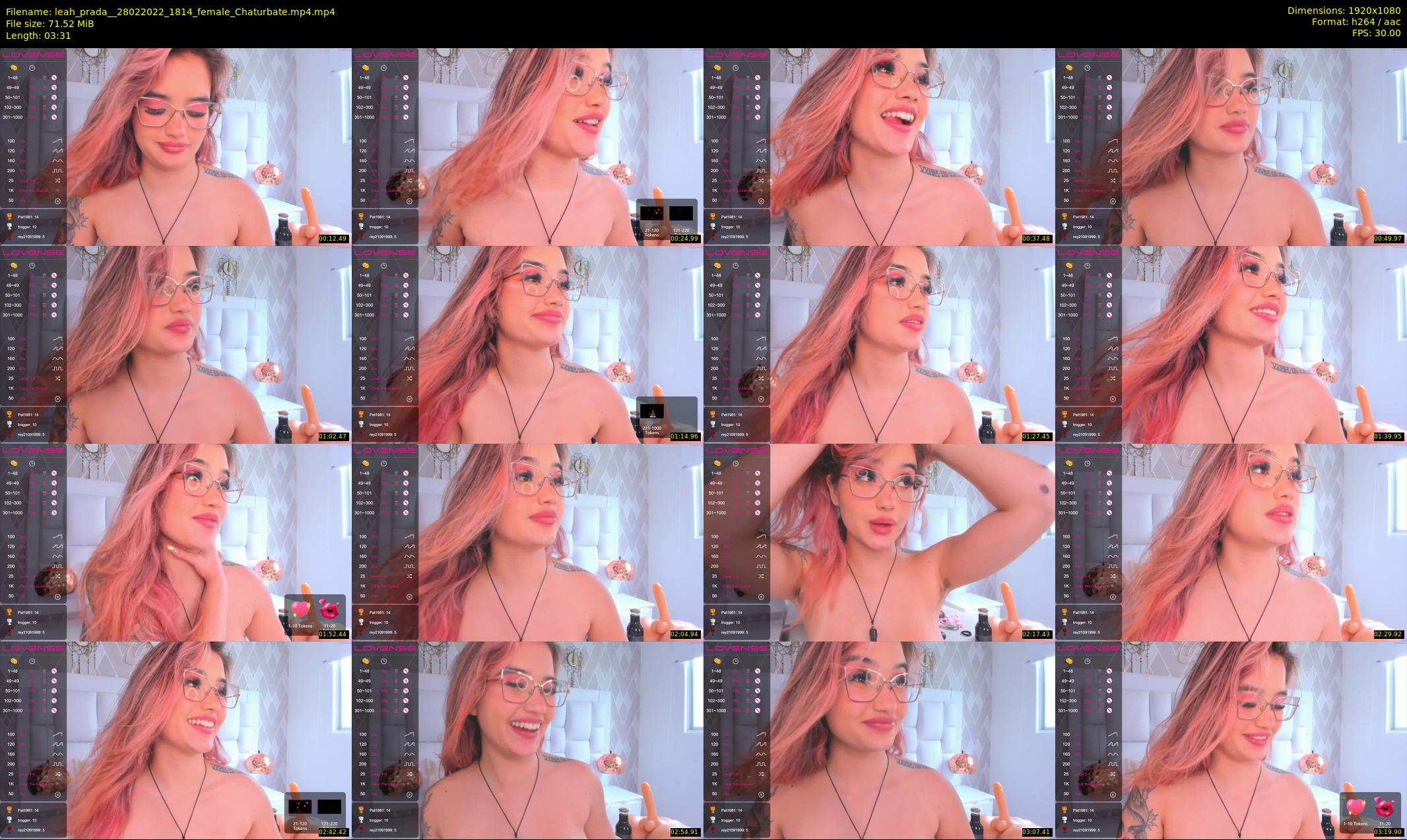 leah_prada_ — 4 minute Chaturbate female cam show recording, 1080p, Feb 28, 2022