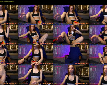 lubafox — 58 minute Chaturbate female cam show recording, 1080p, Feb 28, 2022