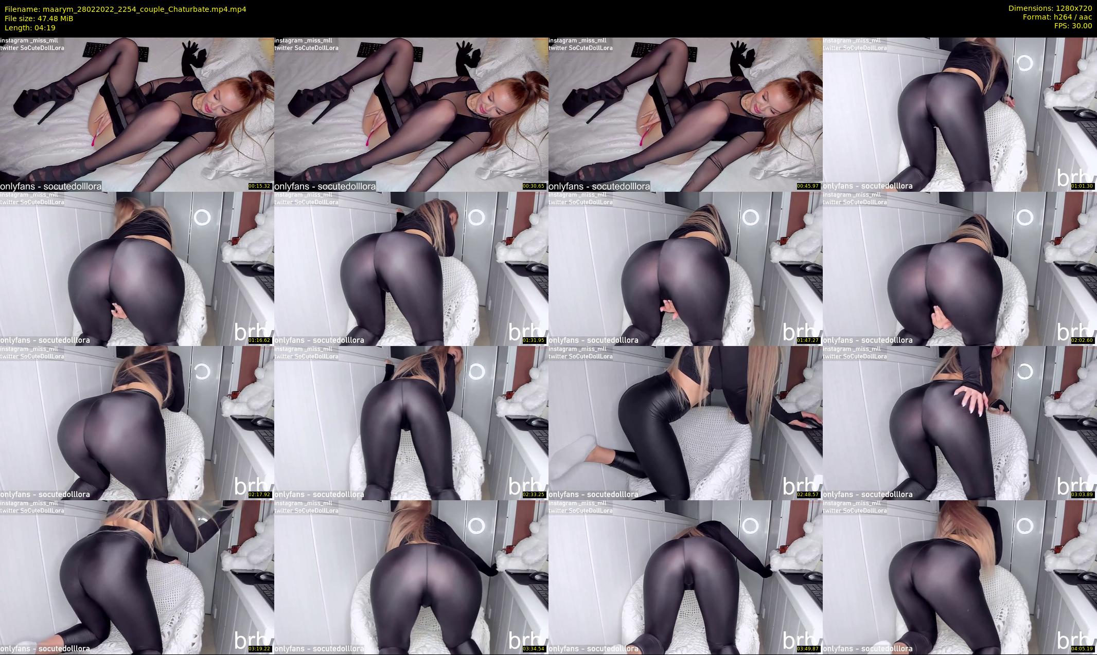 maarym — 5 minute Chaturbate couple cam show recording, 720p, Feb 28, 2022