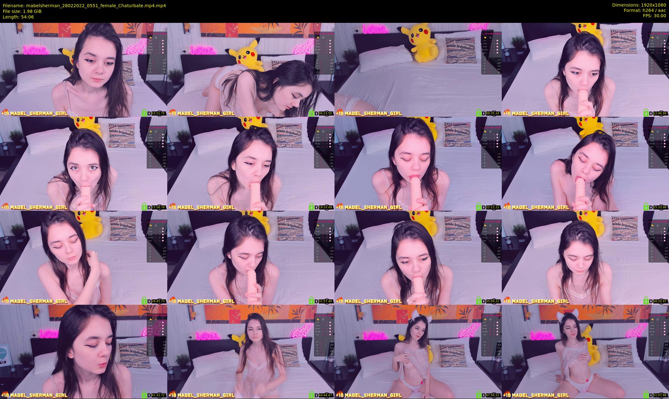 mabelsherman — 55 minute Chaturbate couple cam show recording, 1080p, Feb 28, 2022