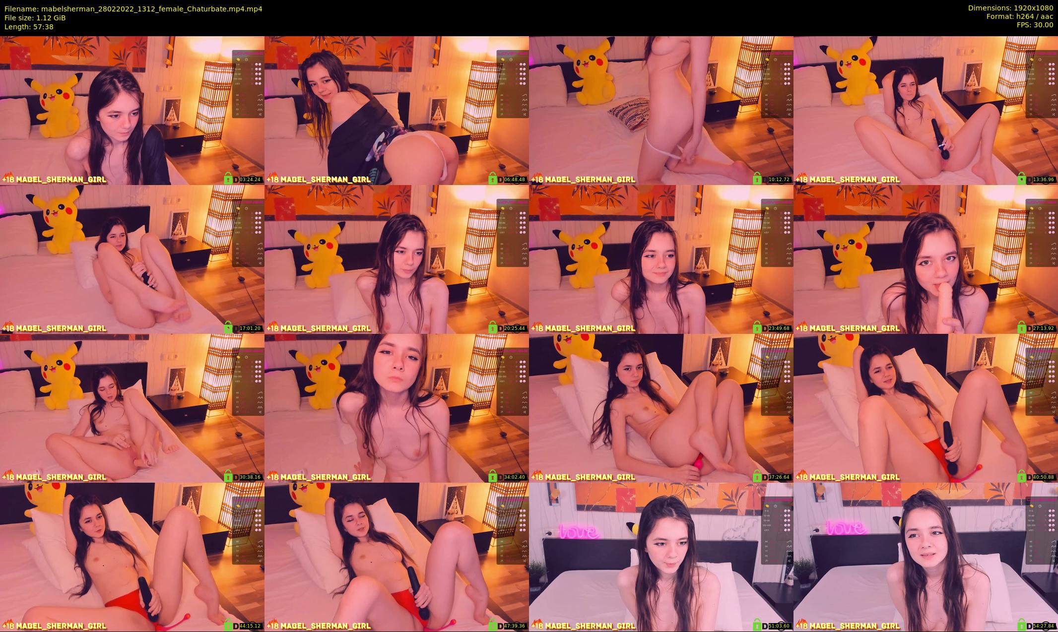 mabelsherman — 58 minute Chaturbate couple cam show recording, 1080p, Feb 28, 2022