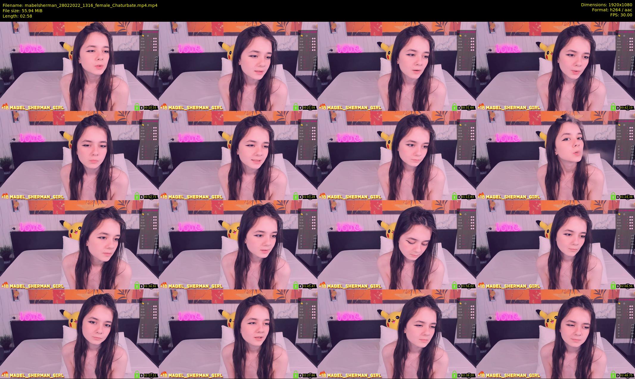 mabelsherman — 3 minute Chaturbate couple cam show recording, 1080p, Feb 28, 2022