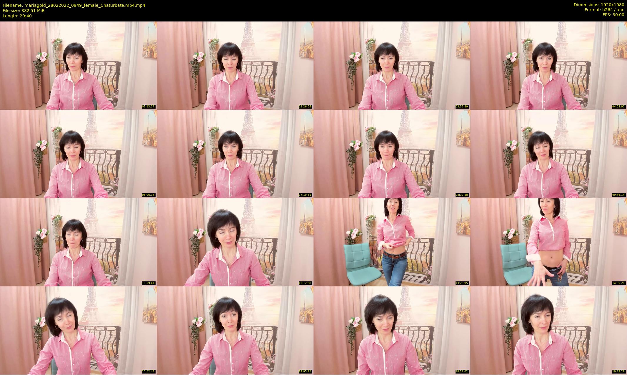 mariagold — 21 minute Chaturbate female cam show recording, 1080p, Feb 28, 2022