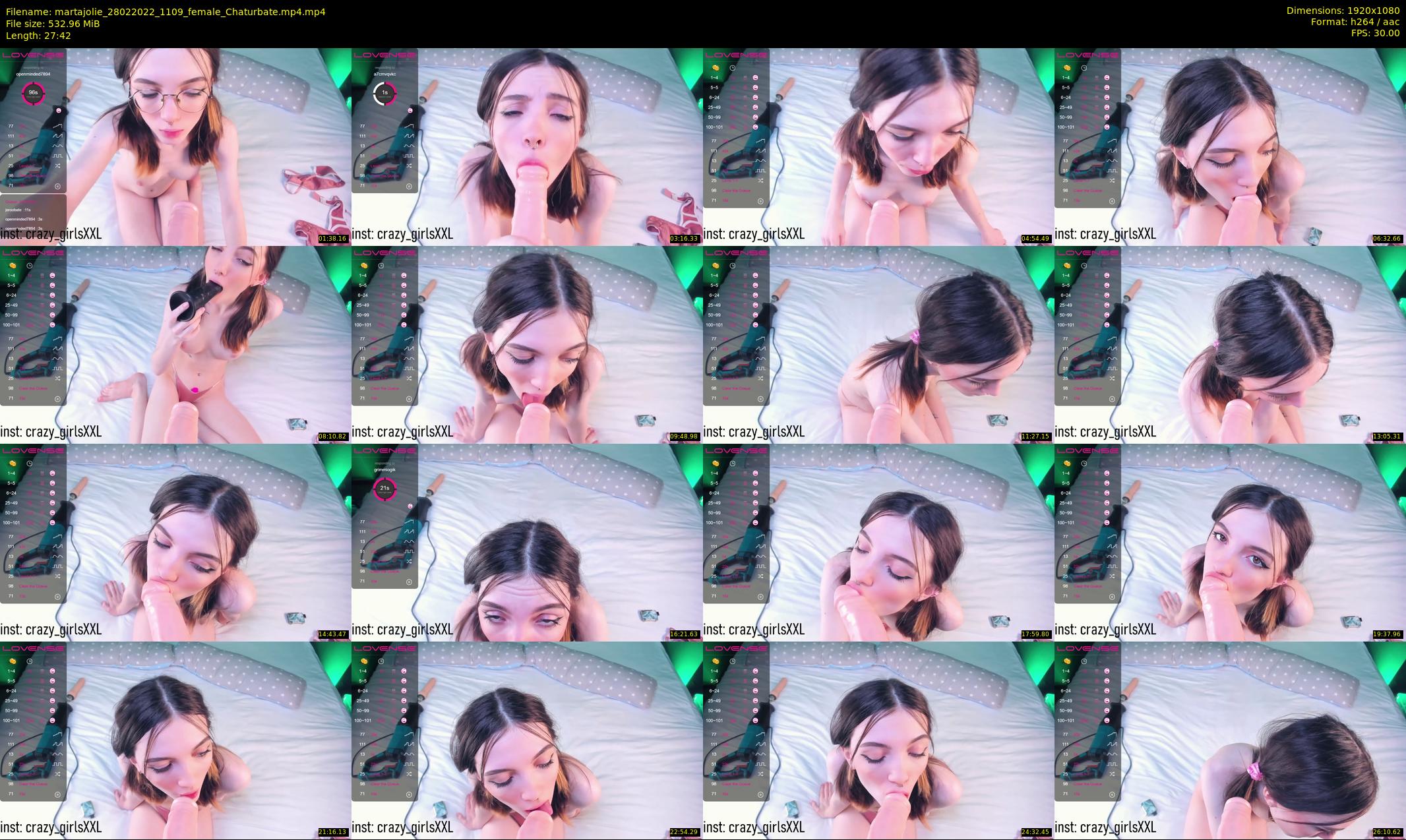 martajolie — 28 minute Chaturbate female cam show recording, 1080p, Feb 28, 2022