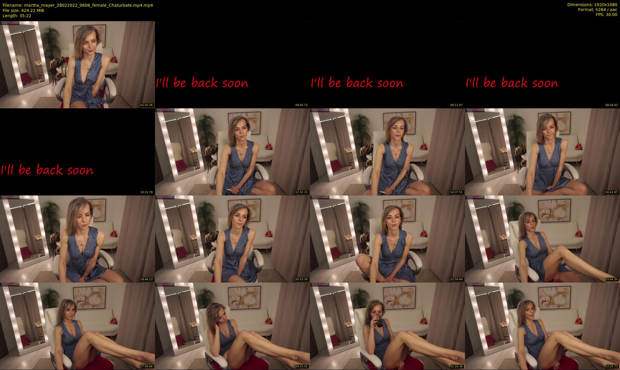 martha_mayer — 36 minute Chaturbate female cam show recording, 1080p, Feb 28, 2022