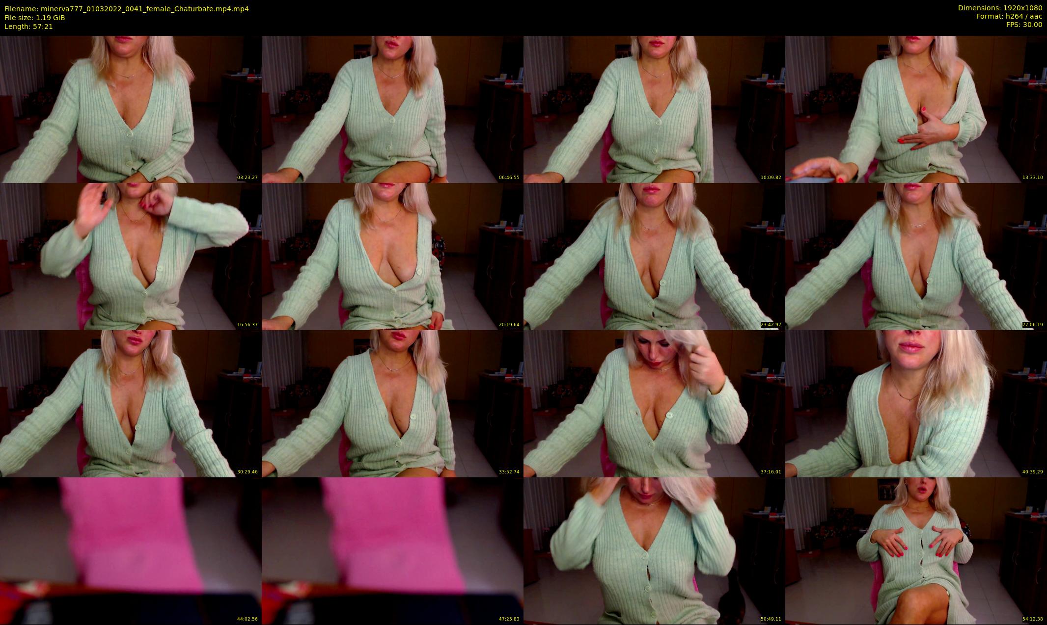 minerva777 — 58 minute Chaturbate female cam show recording, 1080p, Mar 1, 2022